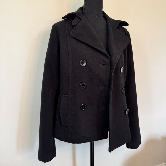 BP Black Double Breasted Coat Size Large - Picture 4 of 7
